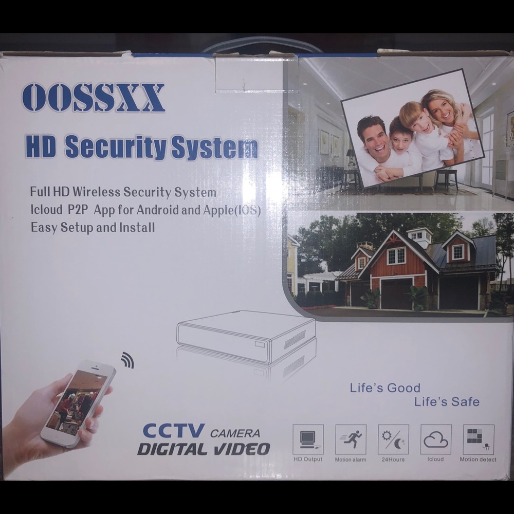 Wireless Bluetooth security cam set brand new.